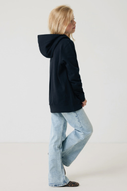 Logo trade advertising products picture of: Iqoniq Yengo kids recycled cotton hoodie with sidepockets