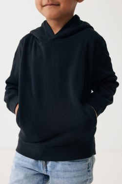 Logotrade promotional item picture of: Iqoniq Yengo kids recycled cotton hoodie with sidepockets