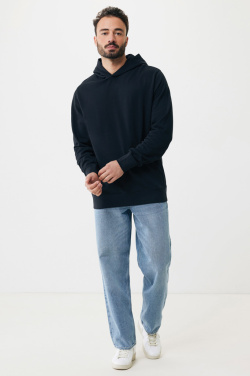 Logo trade promotional merchandise image of: Iqoniq Yengo recycled cotton hoodie with sidepockets
