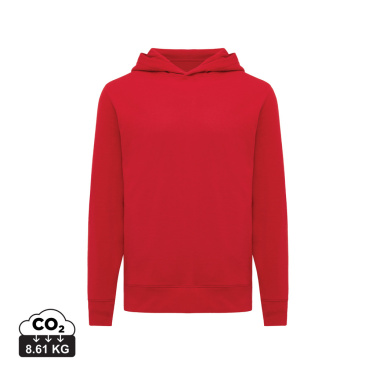 Logo trade advertising product photo of: Iqoniq Yengo recycled cotton hoodie with sidepockets