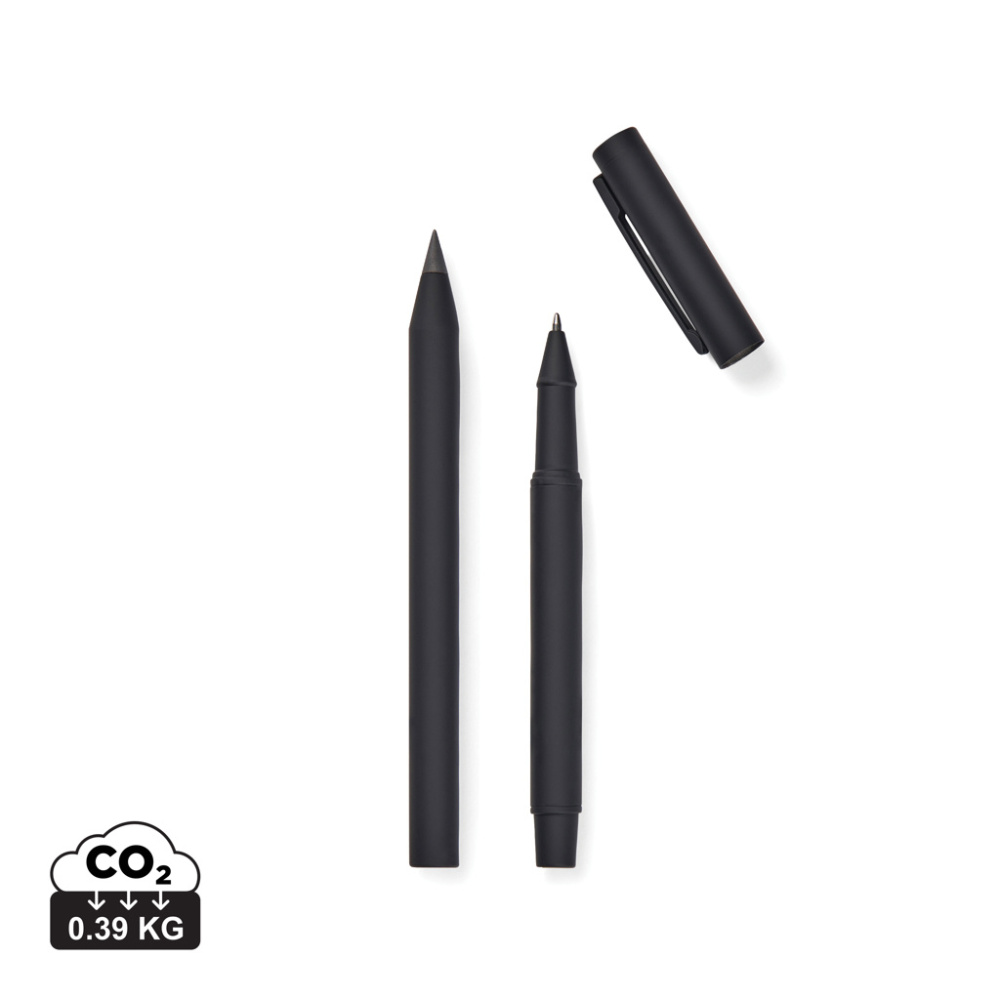 Logo trade promotional gifts image of: VINGA Baltimore RCS pen set