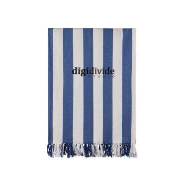 Logo trade promotional gift photo of: VINGA Ornos GRS recycled cotton hammam towel
