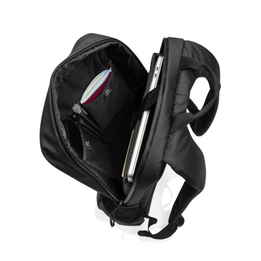 Logotrade promotional giveaway picture of: Lima Aware™ RPET water resistant 15.6 laptop backpack