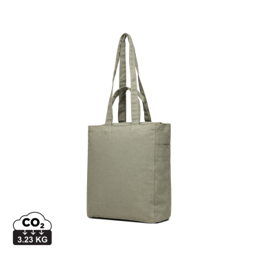 Logo trade promotional items picture of: VINGA Hilo AWARE™ recycled canvas zip tote