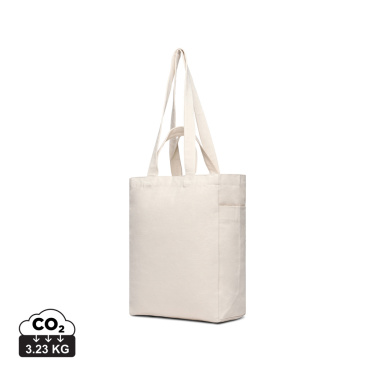 Logo trade corporate gifts image of: VINGA Hilo AWARE™ recycled canvas zip tote