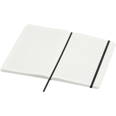 Logotrade promotional giveaway image of: Holm A5 stone paper hard cover notebook with lined pages