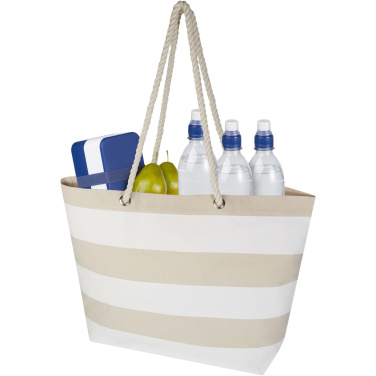 Logotrade promotional gifts photo of: Florida 270 g/m² GRS recycled beach tote bag 18L