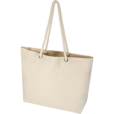 Logo trade business gift photo of: Florida 270 g/m² GRS recycled beach tote bag 18L