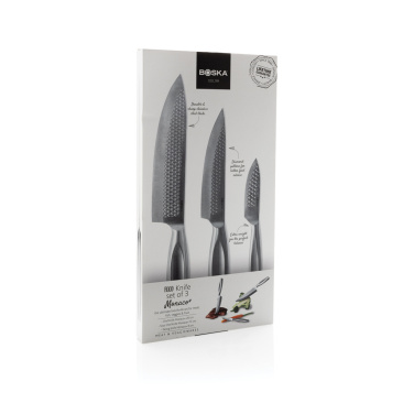 Logo trade promotional merchandise photo of: BOSKA Kitchen Knives Monaco+, set of 3