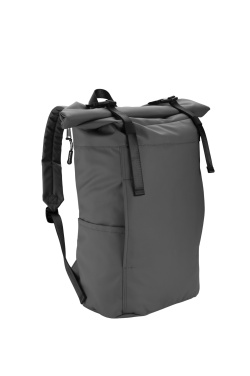Logotrade promotional gift image of: Rolltop backpack PEKTUSAN Schwarzwolf