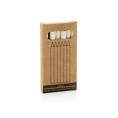 Logotrade business gift image of: Micki GRS infinity 6pc colouring pencil set