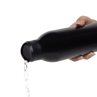 Logo trade promotional merchandise photo of: Avira Alok RCS re-steel 360 waterbottle 600ML