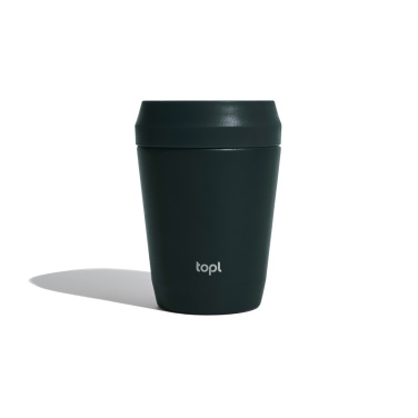 Logo trade promotional giveaways picture of: Topl Recycled Steel To Go Tumbler Patented 360 Lid 235ml