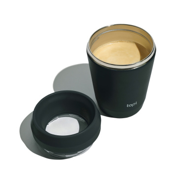 Logotrade promotional items photo of: Topl Recycled Steel To Go Tumbler Patented 360 Lid 235ml