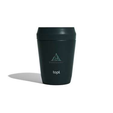 Logotrade promotional gift image of: Topl Recycled Steel To Go Tumbler Patented 360 Lid 235ml
