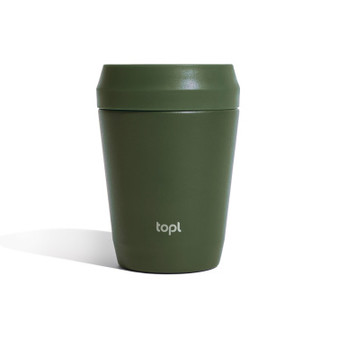 Logotrade corporate gift image of: Topl Recycled Steel To Go Tumbler Patented 360 Lid 235ml