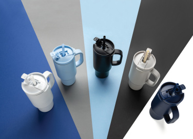 Logo trade promotional merchandise image of: Cruiser RCS recycled Leakproof Compact Tumbler 480ML
