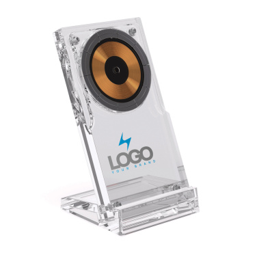 Logo trade promotional gifts picture of: Magcharge 15W magnetic wireless charging stand