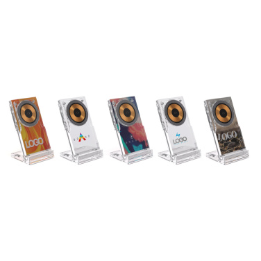 Logo trade promotional giveaway photo of: Magcharge 15W magnetic wireless charging stand