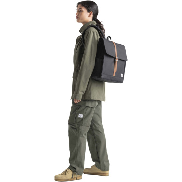 Logo trade promotional giveaways image of: Herschel City recycled backpack 16L