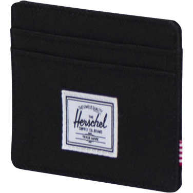 Logo trade promotional merchandise image of: Herschel Charlie recycled RFID card holder