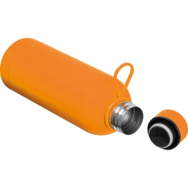 Logo trade promotional merchandise photo of: Stainless steel bottle Ostrava