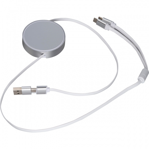 Logotrade corporate gifts photo of: Charging cable made from recycled aluminum Ostend