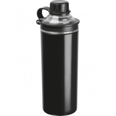 Logo trade promotional merchandise picture of: Double-walled stainless steel bottle Monza