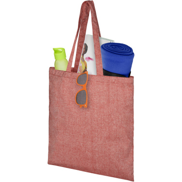 Logo trade promotional merchandise picture of: Pheebs 150 g/m² recycled tote bag 7L