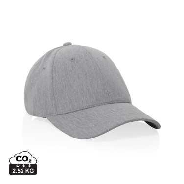 Logotrade promotional merchandise image of: Milo AWARE™ recycled heather 6 panel cap 200gr