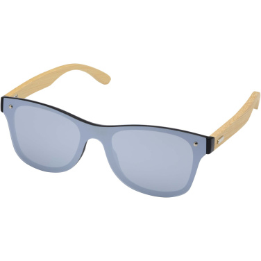 Logo trade promotional gifts picture of: Tan sunglasses with bamboo temples