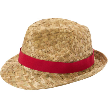 Logo trade promotional giveaways image of: Pricus straw hat