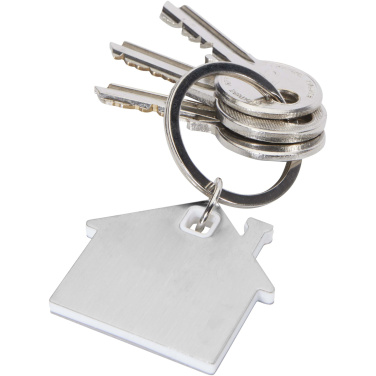 Logotrade promotional gift image of: Nook house-shaped keychain