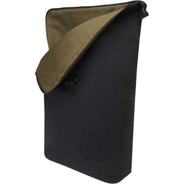 Logo trade promotional giveaway photo of: Turner 15.6" GRS recycled roll-top laptop backpack 12L