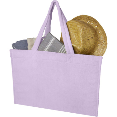 Logo trade promotional gift photo of: Siam GRS recycled terry beach tote bag 13L