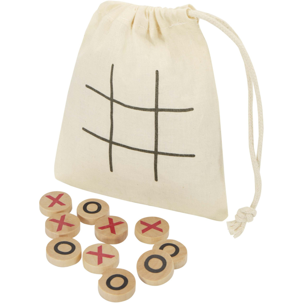 Logotrade promotional item picture of: Whorl wooden tic, tac, toe game