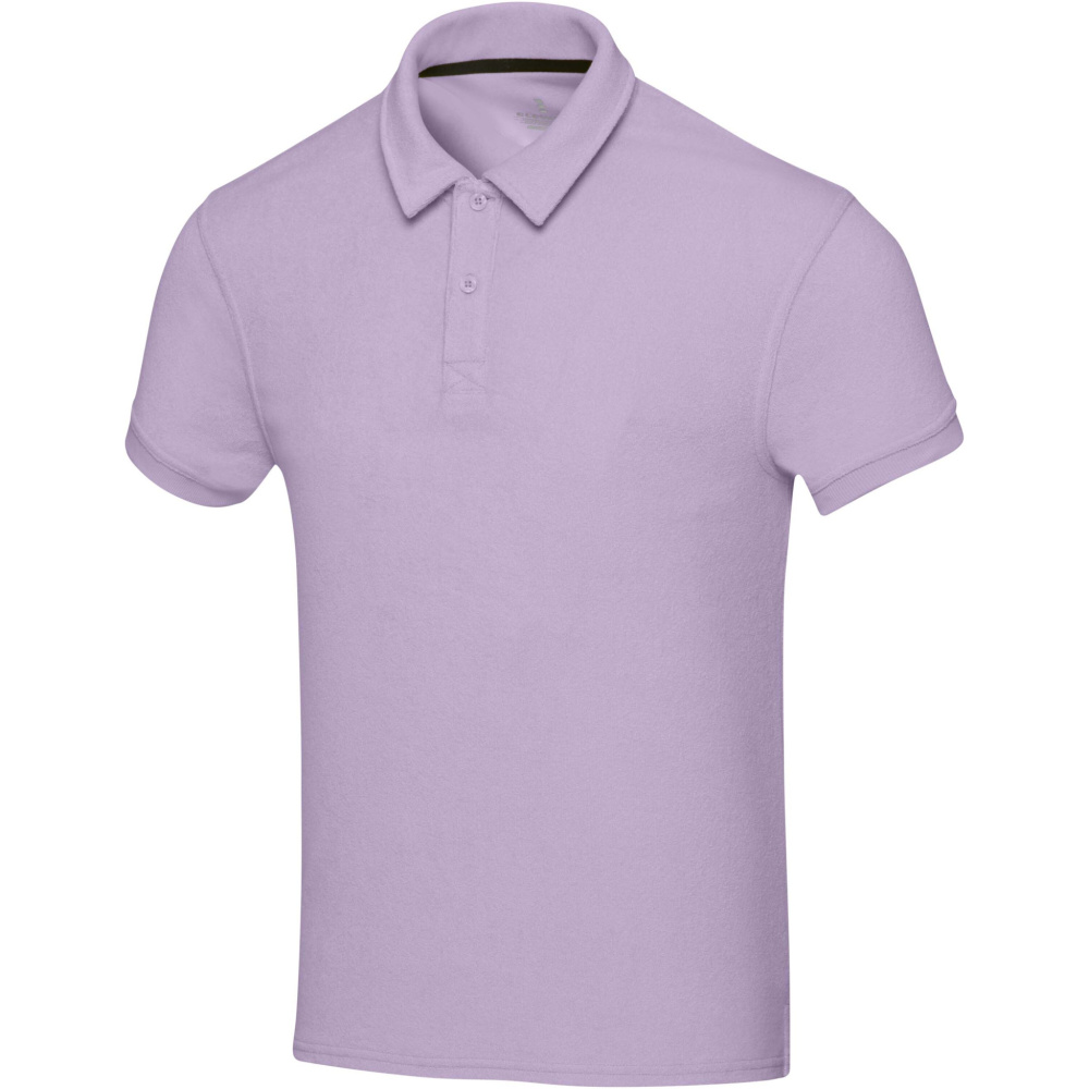 Logo trade corporate gift photo of: Akoya recycled terry unisex polo