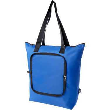 Logotrade business gifts photo of: EcoFold RPET foldable tote cooler bag 15L