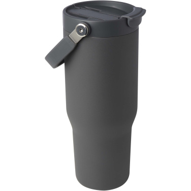 Logo trade business gifts image of: Bronx 900 ml RCS recycled stainless steel copper vacuum insulated tumbler with dual function lid