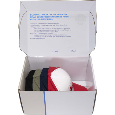 Logo trade business gift photo of: Recycled caps sample box