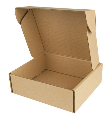 Logotrade promotional product picture of: Cardboard box - 22 x 20 x 7 cm