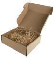 Cardboard box - 22 x 20 x 7 cm, beige