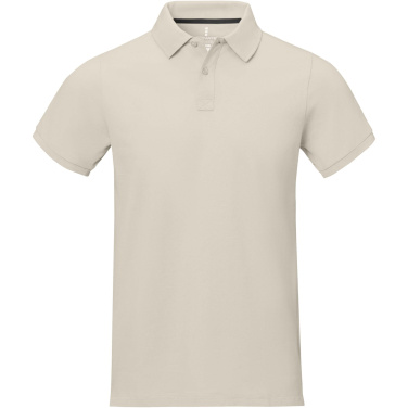 Logo trade promotional giveaways image of: Calgary short sleeve men's polo