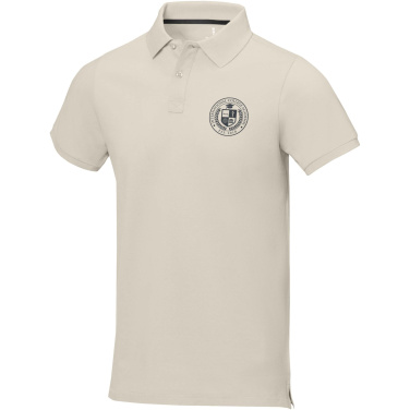 Logo trade corporate gifts image of: Calgary short sleeve men's polo