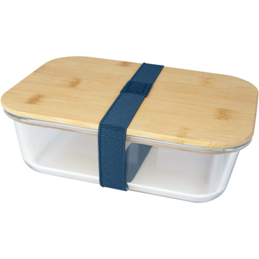 Logo trade promotional gifts image of: Roby glass lunch box with bamboo lid