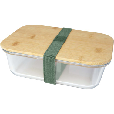 Logotrade corporate gift picture of: Roby glass lunch box with bamboo lid