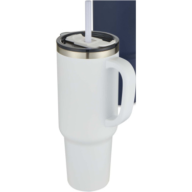 Logo trade advertising products image of: Sydney 1200 ml copper vacuum insulated tumbler with straw