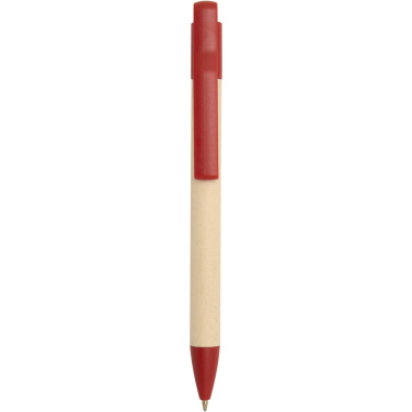 Logotrade advertising products photo of: Liliana sugarcane paper ballpoint pen (blue ink)