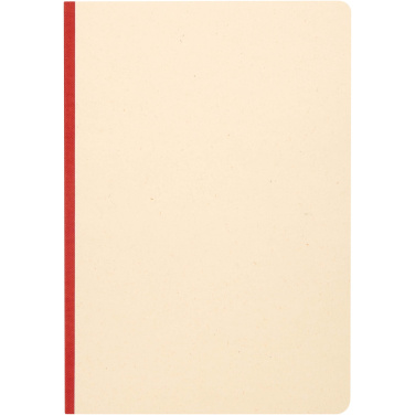Logo trade promotional products image of: Liliana A5 sugarcane and RPET soft cover notebook