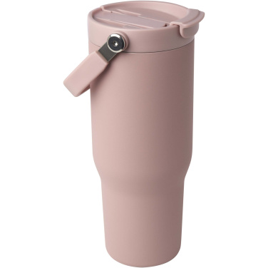 Logo trade promotional item photo of: Bronx 900 ml RCS recycled stainless steel copper vacuum insulated tumbler with dual function lid